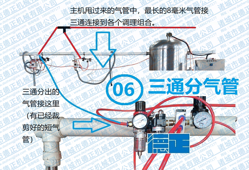 吸肺機接通氣管